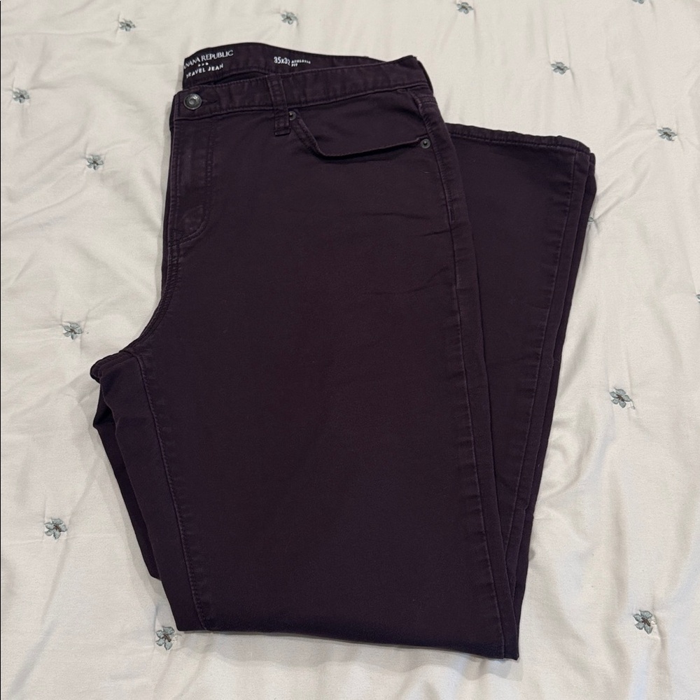 Banana Republic Plum Travel Jeans